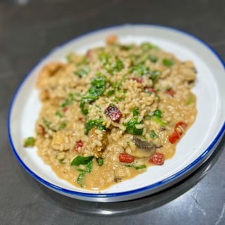 Risotto Al Pollo E Spinaci